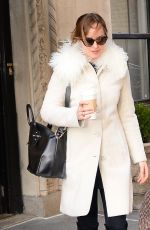 DAKOTA JOHNSON Out in New York 01/20/2016