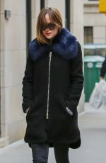 DAKOTA JOHNSON Out in New York 01/22/2016