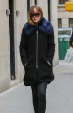 DAKOTA JOHNSON Out in New York 01/22/2016