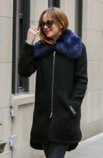 DAKOTA JOHNSON Out in New York 01/22/2016