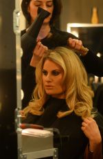 DANIELLE ARMSTRONG and JESSICA WRIGHT at Bardou Hairdressers in Covent Garden 01/14/2016