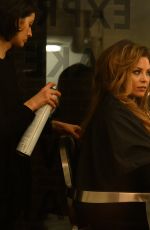 DANIELLE ARMSTRONG and JESSICA WRIGHT at Bardou Hairdressers in Covent Garden 01/14/2016