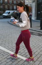 DAVINA MCCALL Out and About in London 01/15/2016