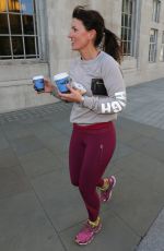 DAVINA MCCALL Out and About in London 01/15/2016