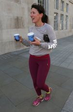 DAVINA MCCALL Out and About in London 01/15/2016