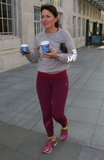DAVINA MCCALL Out and About in London 01/15/2016