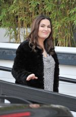 DEBBIE RUSH Leaves ITV Studios in London 01/21/2016