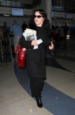 DEBI MAZAR at LAX Airport in Los Angeles 01/07/2016
