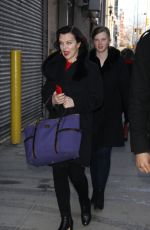 DEBI MAZAR Leaves AOL Studio in New York 01/28/2016