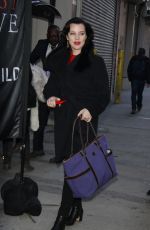 DEBI MAZAR Leaves AOL Studio in New York 01/28/2016