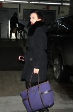 DEBI MAZAR Leaves AOL Studio in New York 01/28/2016