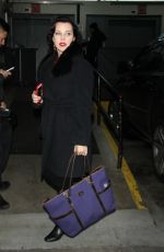 DEBI MAZAR Leaves AOL Studio in New York 01/28/2016
