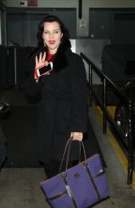 DEBI MAZAR Leaves AOL Studio in New York 01/28/2016
