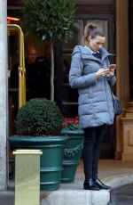 DEMI HARMAN Out and About in Paris 01/21/2016