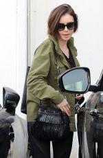 DEMI LOVATO and LILY COLLINS Out for Lunch in West Hollywood 01/27/2016