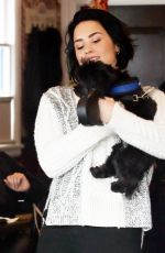 DEMI LOVATO and Nick Jonas Out in Los Angeles 01/27/2016