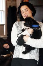 DEMI LOVATO and Nick Jonas Out in Los Angeles 01/27/2016