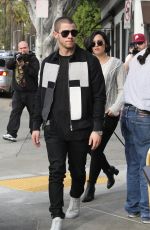 DEMI LOVATO and Nick Jonas Out in Los Angeles 01/27/2016