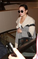 DEMI LOVATO at Los Angeles International Airport 01/20/2016
