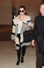 DEMI LOVATO at Los Angeles International Airport 01/20/2016
