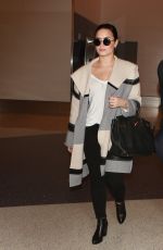 DEMI LOVATO at Los Angeles International Airport 01/20/2016