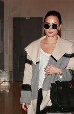 DEMI LOVATO at Los Angeles International Airport 01/20/2016