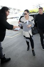 DEMI LOVATO at Los Angeles International Airport 01/20/2016