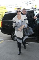 DEMI LOVATO at Los Angeles International Airport 01/20/2016