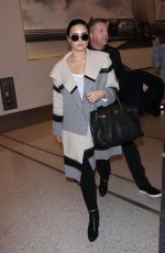 DEMI LOVATO at Los Angeles International Airport 01/20/2016