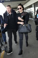 DEMI LOVATO at Los Angeles International Airport 01/22/2016