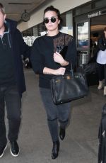 DEMI LOVATO at Los Angeles International Airport 01/22/2016