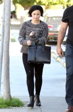 DEMI LOVATO Out and About in Los Angeles 01/26/2016