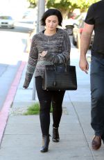 DEMI LOVATO Out and About in Los Angeles 01/26/2016
