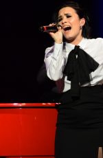DEMI LOVATO Performs at The Wiltern in Los Angeles 01/13/2016
