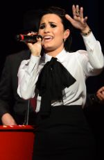 DEMI LOVATO Performs at The Wiltern in Los Angeles 01/13/2016