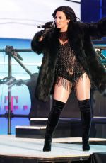 DEMI LOVATO Performs on New Year