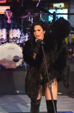 DEMI LOVATO Performs on New Year