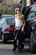 DENISE RICHARDS at a Gas Station in Malibu 01/14/2016
