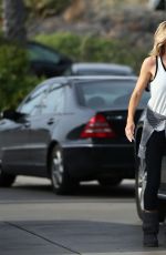 DENISE RICHARDS at a Gas Station in Malibu 01/14/2016