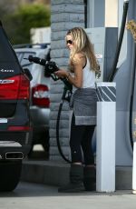 DENISE RICHARDS at a Gas Station in Malibu 01/14/2016
