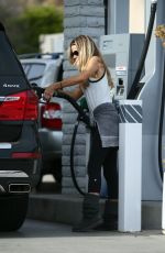 DENISE RICHARDS at a Gas Station in Malibu 01/14/2016