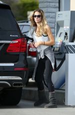 DENISE RICHARDS at a Gas Station in Malibu 01/14/2016