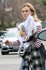 DIANE KRUGER Out and About in West Hollywood 01/19/2016