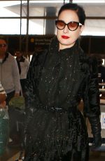 DITA VON TEESE Arrives at LAX Airport in Los Angeles 01/03/2015