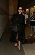 DITA VON TEESE Arrives at LAX Airport in Los Angeles 01/03/2015