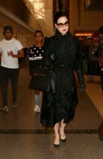 DITA VON TEESE Arrives at LAX Airport in Los Angeles 01/03/2015