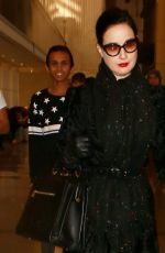 DITA VON TEESE Arrives at LAX Airport in Los Angeles 01/03/2015