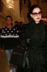 DITA VON TEESE Arrives at LAX Airport in Los Angeles 01/03/2015