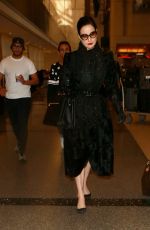 DITA VON TEESE Arrives at LAX Airport in Los Angeles 01/03/2015