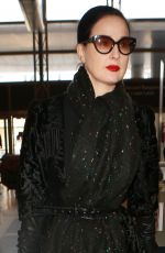 DITA VON TEESE Arrives at LAX Airport in Los Angeles 01/03/2015
